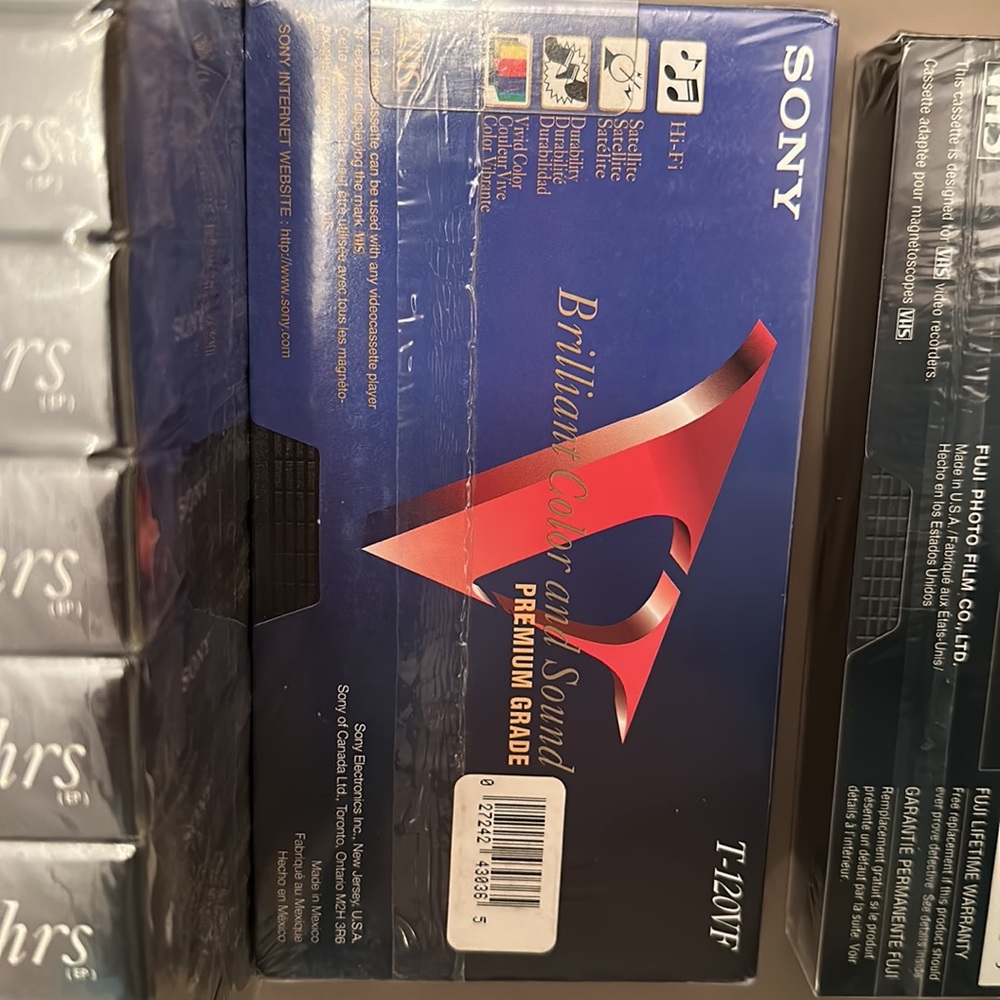 10 blank VHS TAPES - Picture 4 of 4